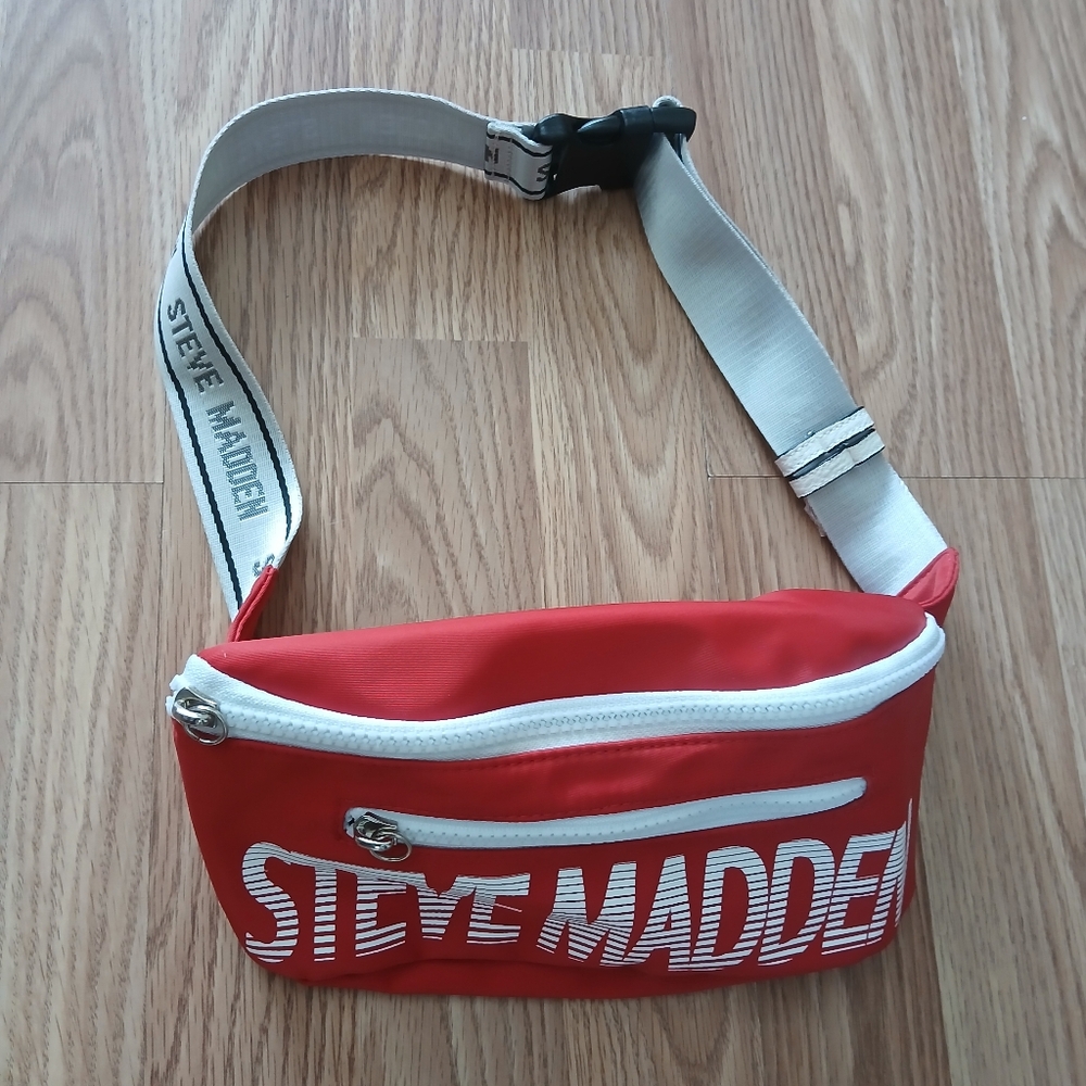 Steve Madden Red Waist Bag